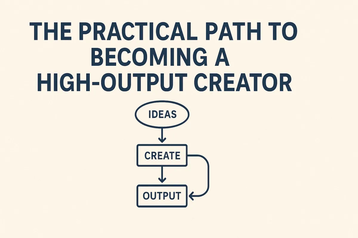 The Practical Path to Becoming a High-Output Creator