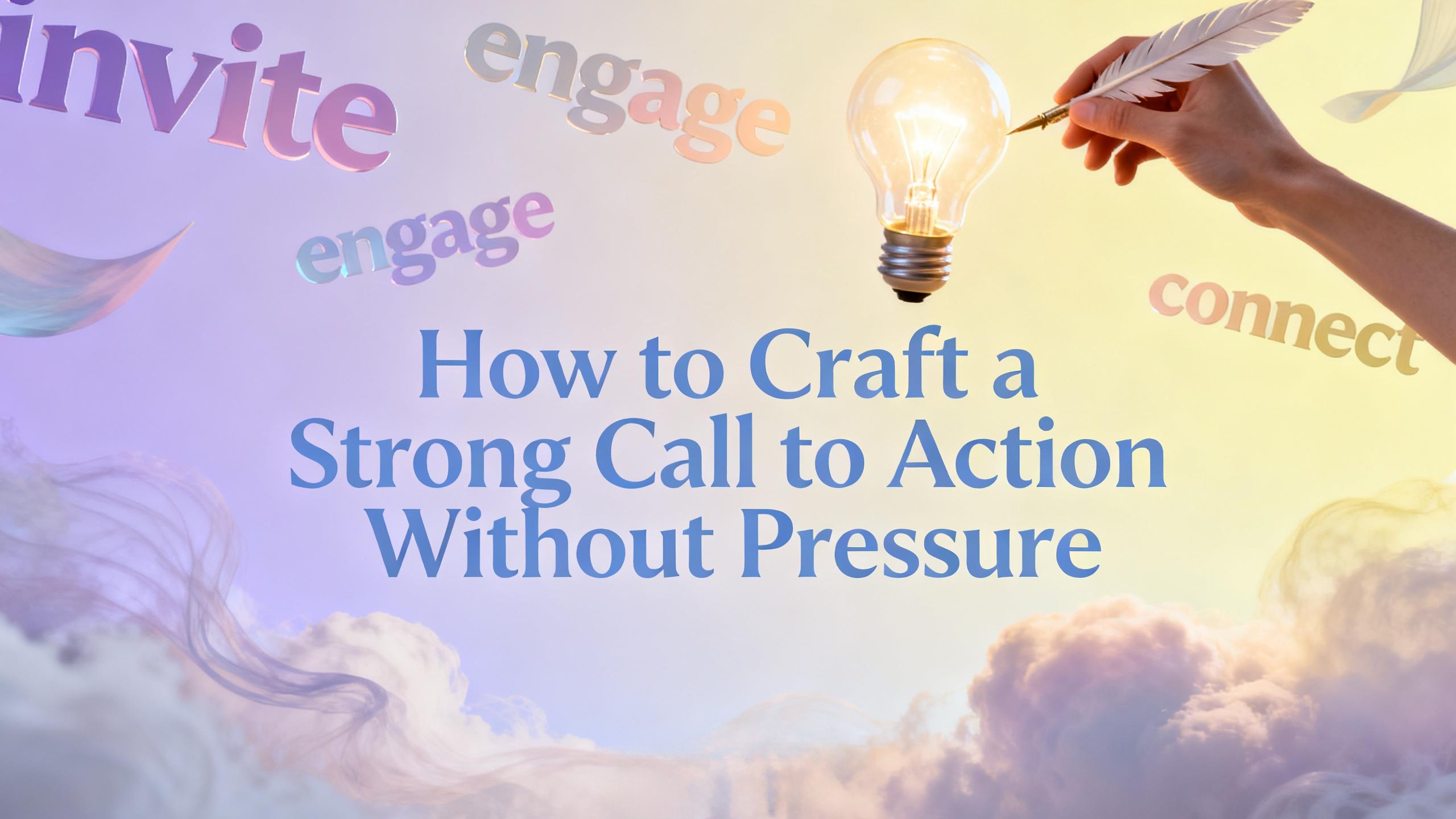 How to Craft a Strong Call to Action Without Pressure