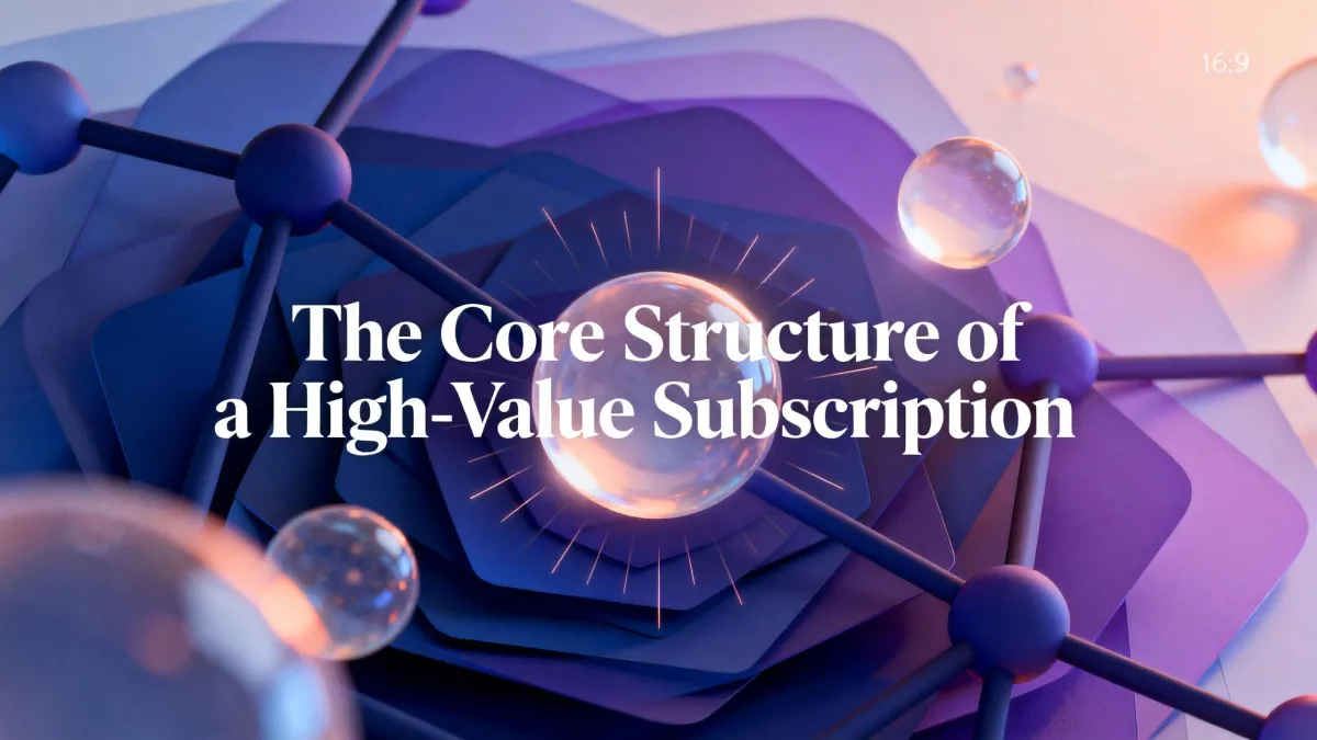 The Core Structure of a High Value Subscription