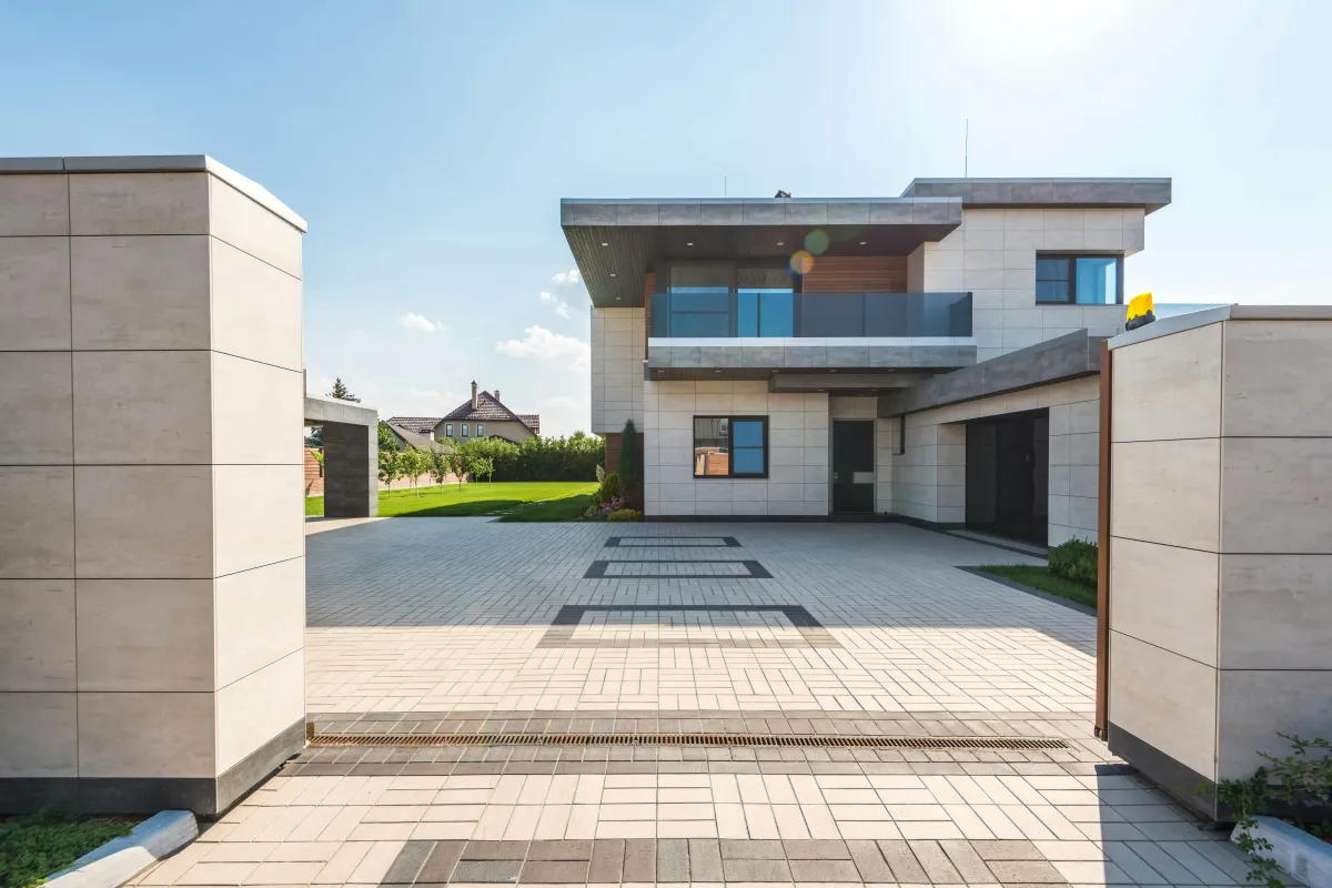 Stone Patio House