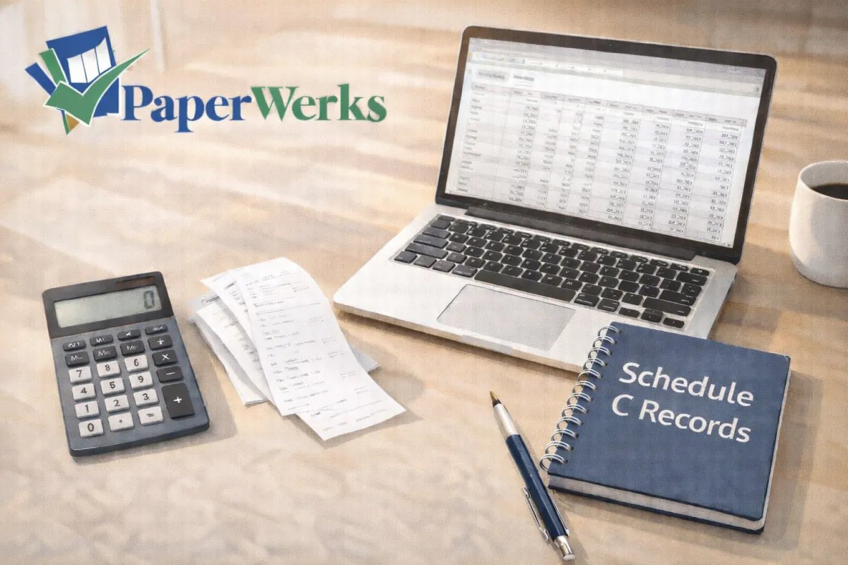 Schedule C Recordkeeping Requirements: The Simple System That Saves You at Tax Time