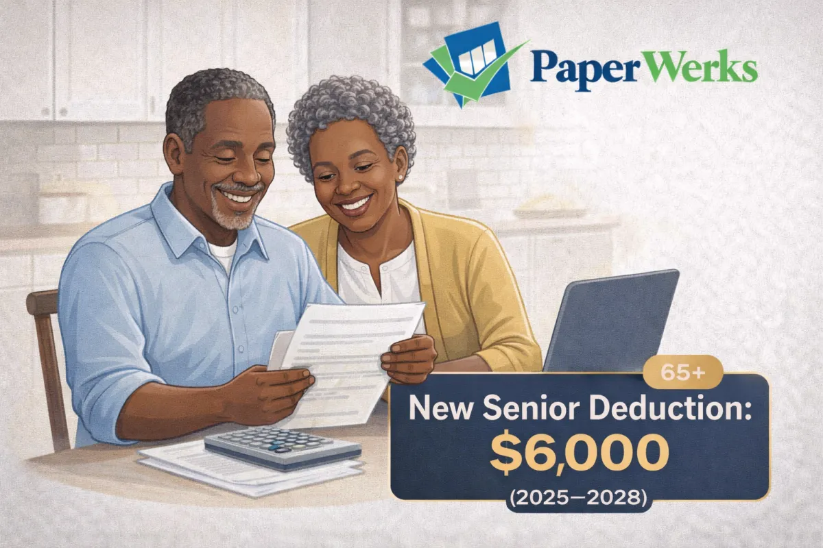 New Senior Deduction (2025–2028): What Taxpayers 65+ Need to Know