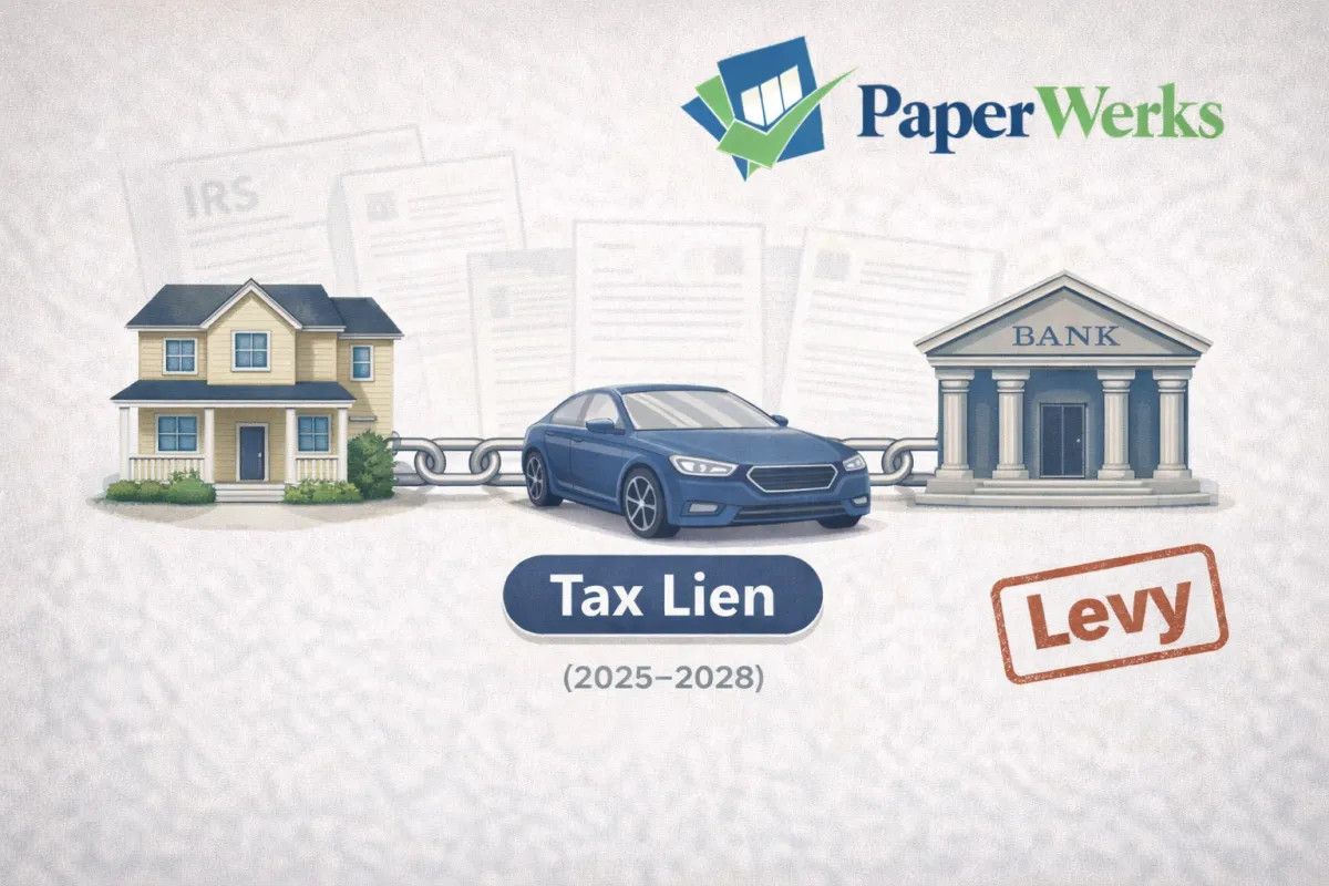 Federal Tax Liens, IRS Levies, and What They Can (and Can’t) Take
