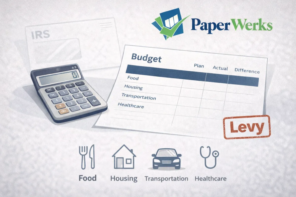 IRS Collection Financial Standards: How Allowable Living Expenses Are Determined (and Why It Matters)