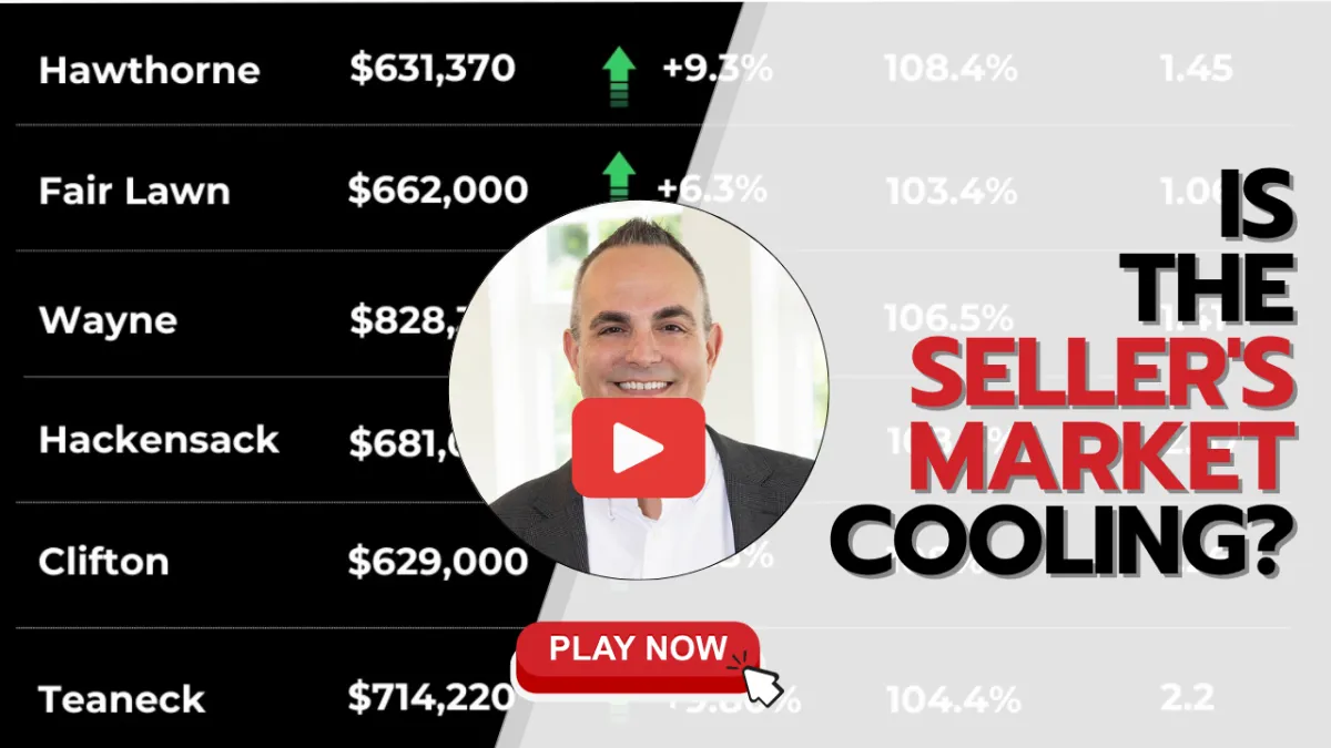 Bergen & Passaic NJ Real Estate Market Update: Analyzing Early Signs of a Market Shift