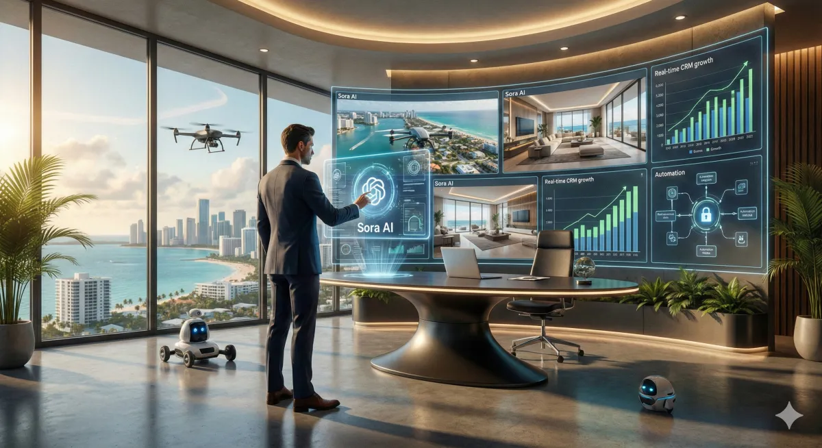 Sora AI para agentes inmobiliarios y marketing con inteligencia artificial