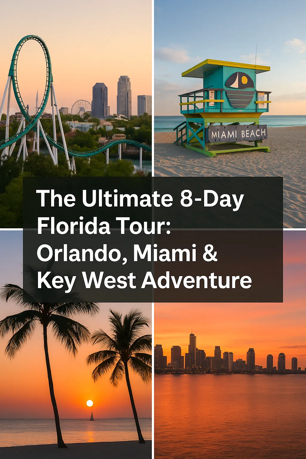 🌴 The Ultimate 8-Day Florida Tour: Orlando, Miami & Key West Adventure