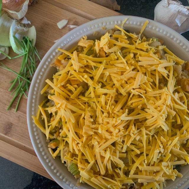 Red Lentil + Mushroom Bake