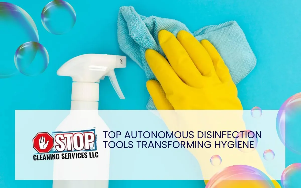 Autonomous disinfection tools cleaning shopping malls