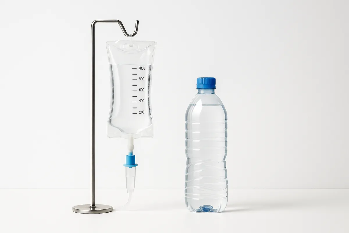 IV Hydration vs. Drinking Water
