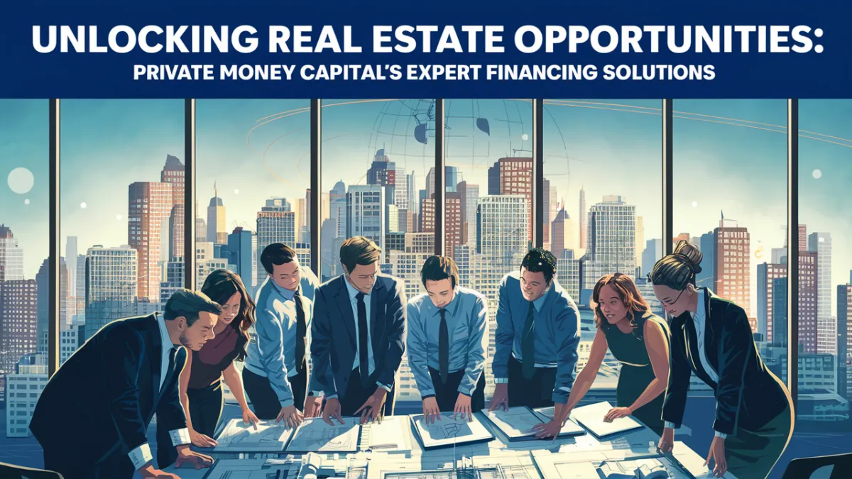 A smiling real estate investor shaking hands with a Private Money Capital loan officer after securing property financing.
