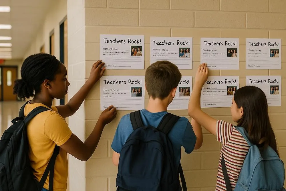 "Teachers Rock" Campaign to Lift Spirits