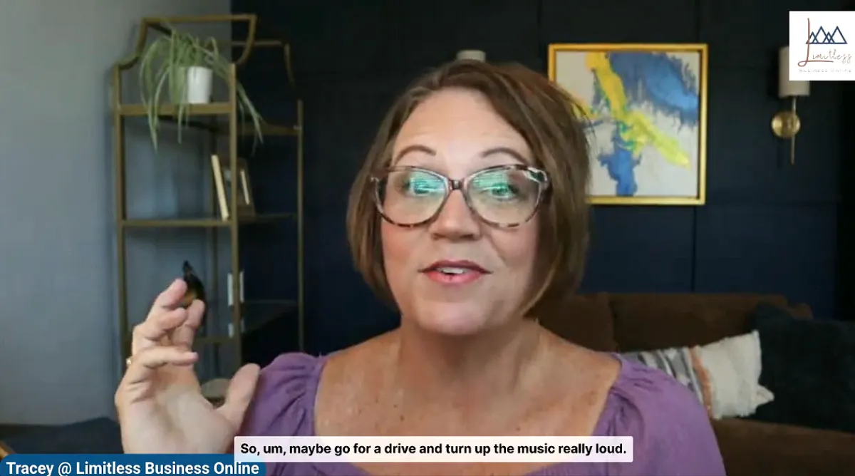 woman teaching about healthy mindset for entrepreneurs