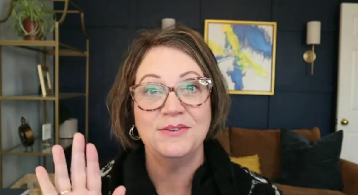 tracey smiling at camera