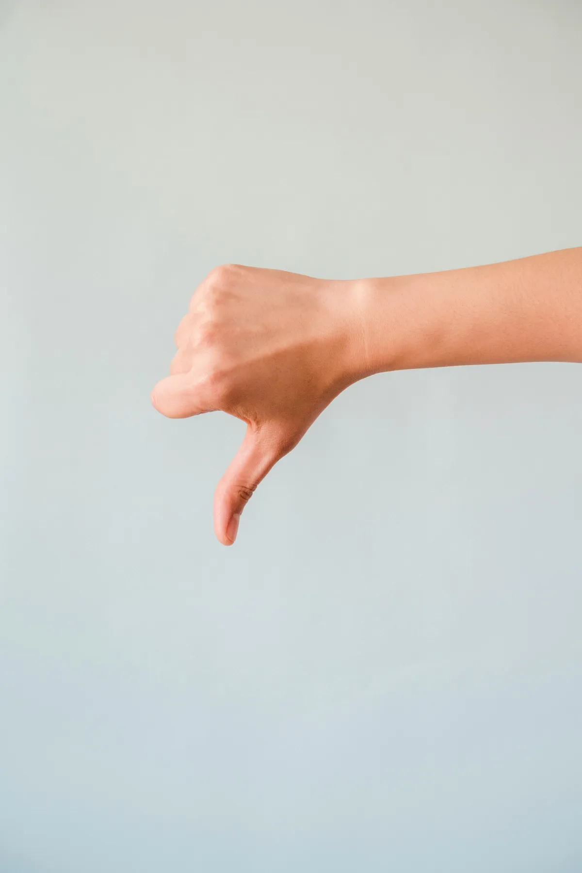 Thumbs down