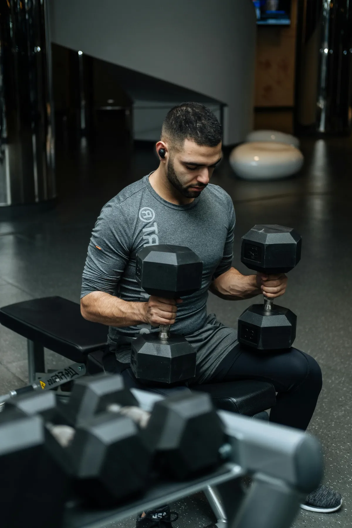 Man with weights