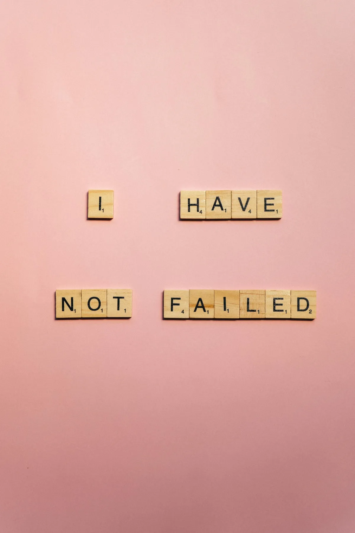I have not failed