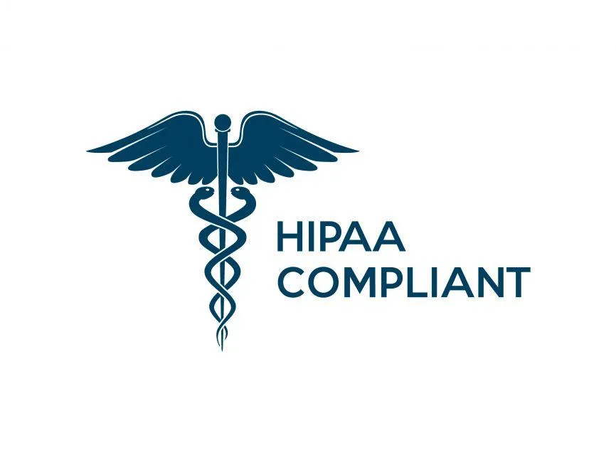 Cover image of luxury optical website with HIPAA compliance guidelines.