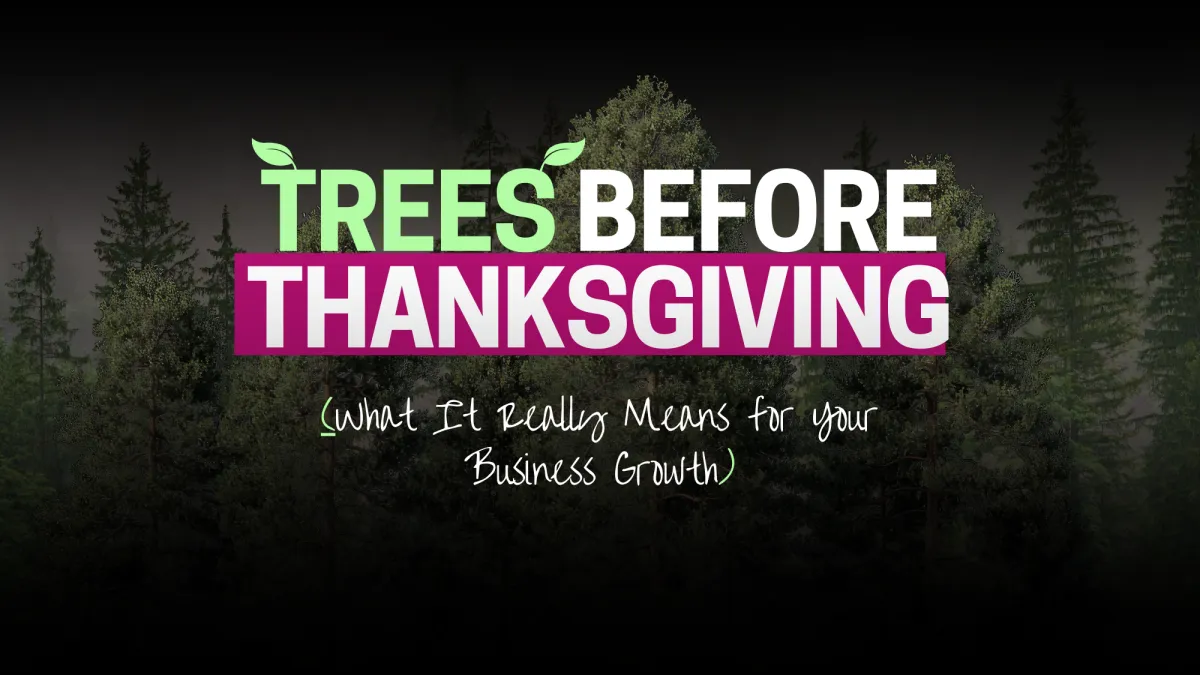 Tree Before Thanksgiving? Or After? (Same Goes for Your Launch Plan…)