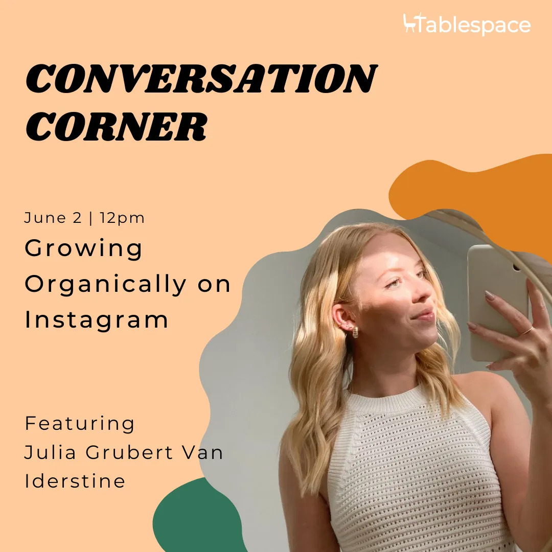 Conversation Corner: Growing Organically on Instagram