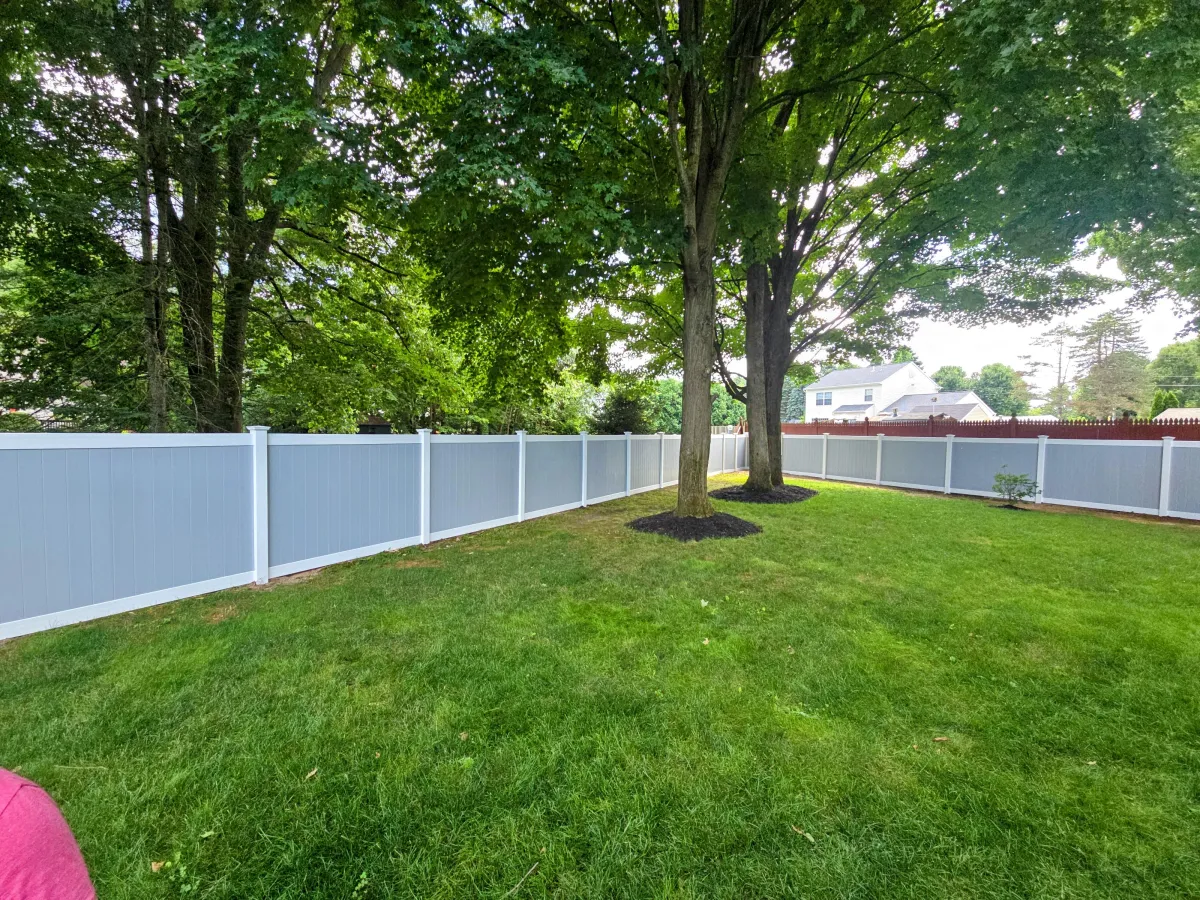 Brand New Backyard Privacy Fence