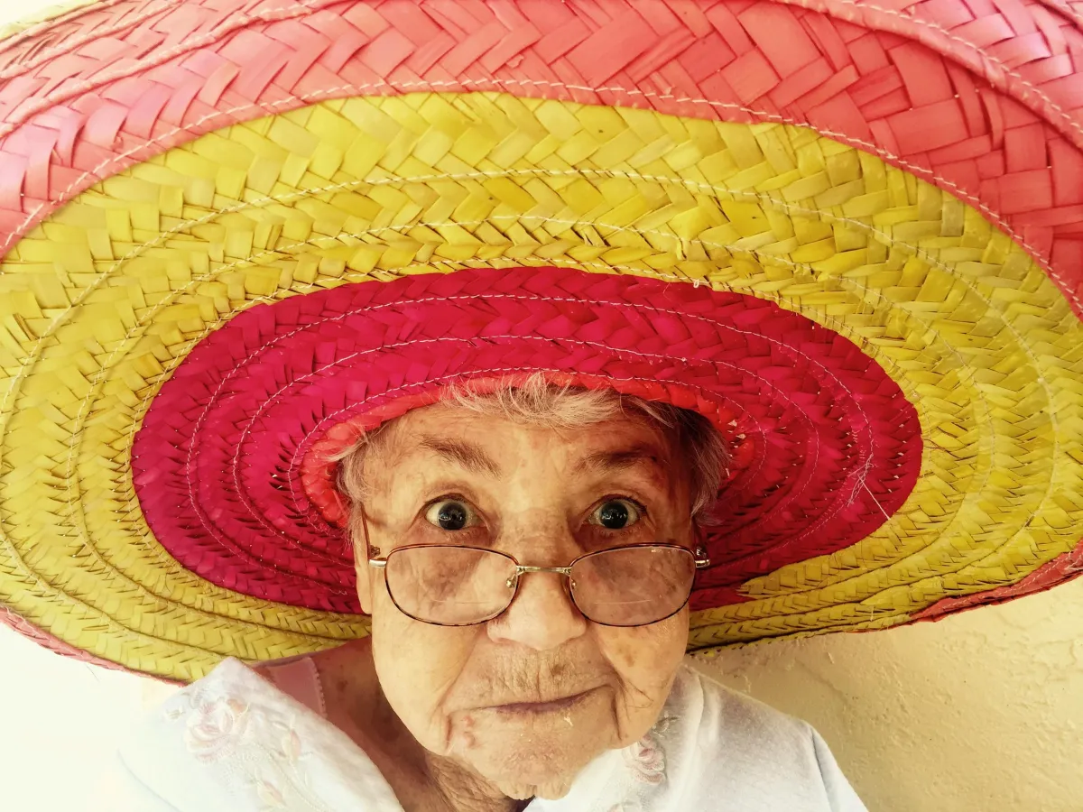Woman in hat