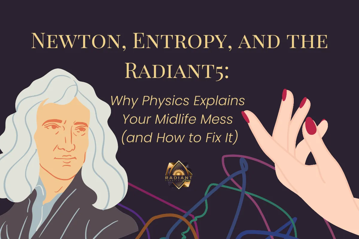 Newton, Entropy, and the Radiant Five: Why Physics Explains Your Midlife Mess (and How to Fix It)