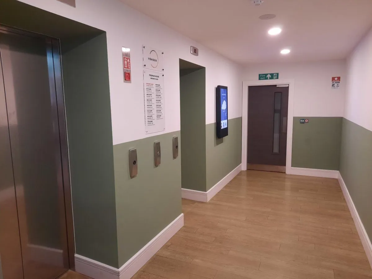 wall before painting