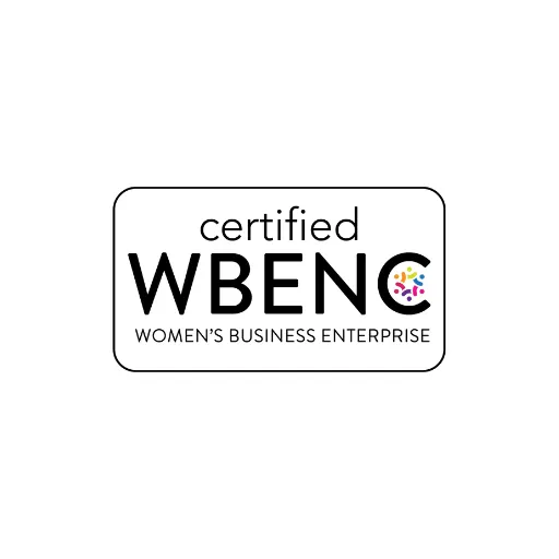 WBENC logo – Women’s Business Enterprise National Council, certifying and empowering women-owned businesses.