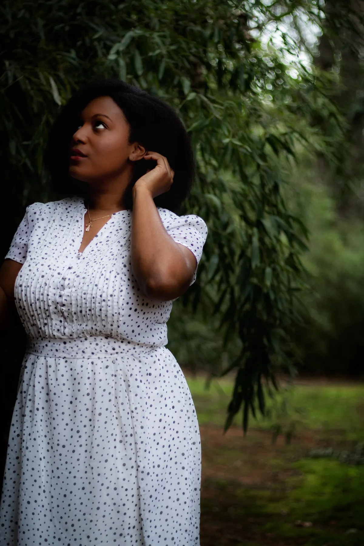 woman reflecting outside finding purpose she builds legacy