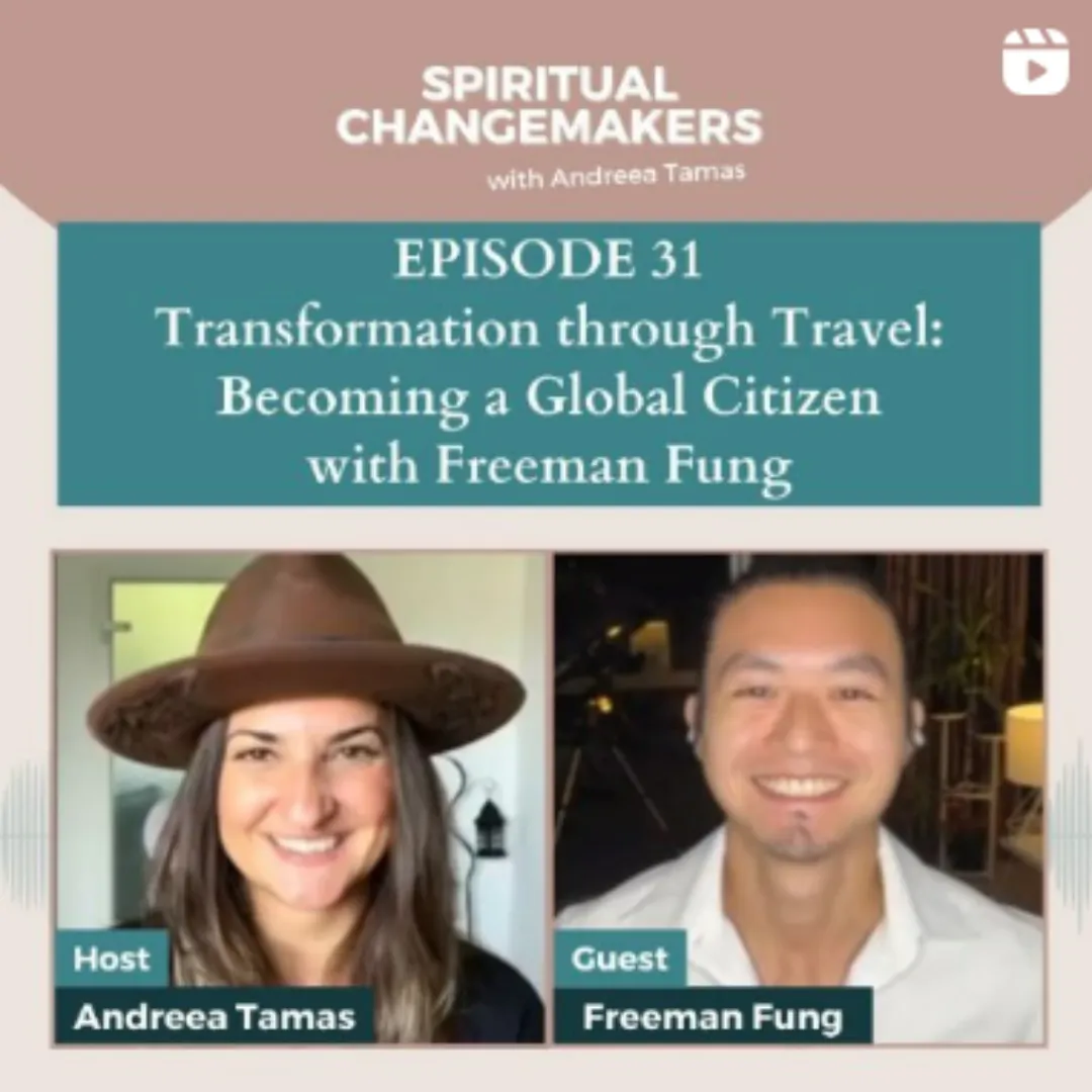 Spiritual Changemakers Podcast with Andreea Tamas⁠⁠⁠⁠⁠