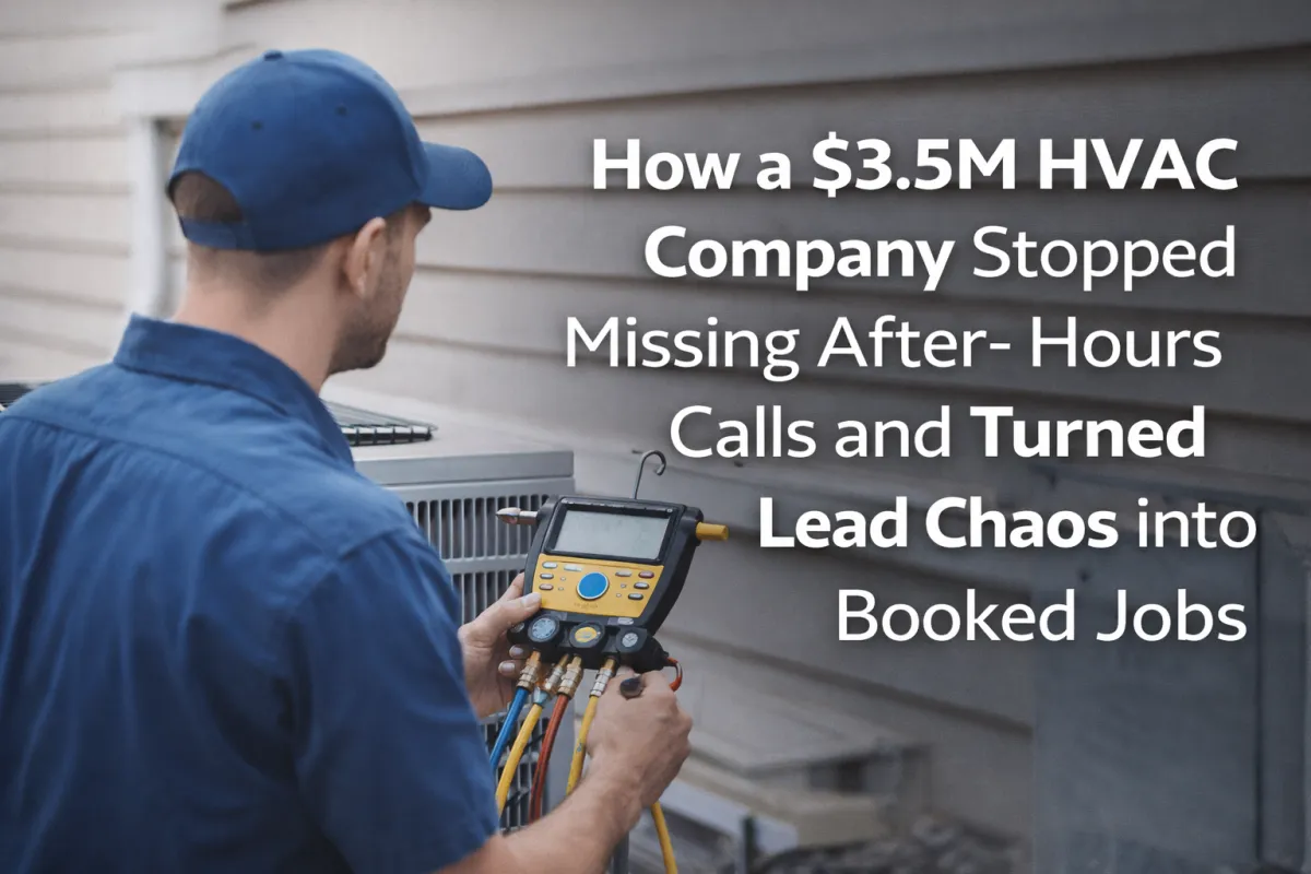 How a $3.5M HVAC Company Stopped Missing After-Hours Calls
