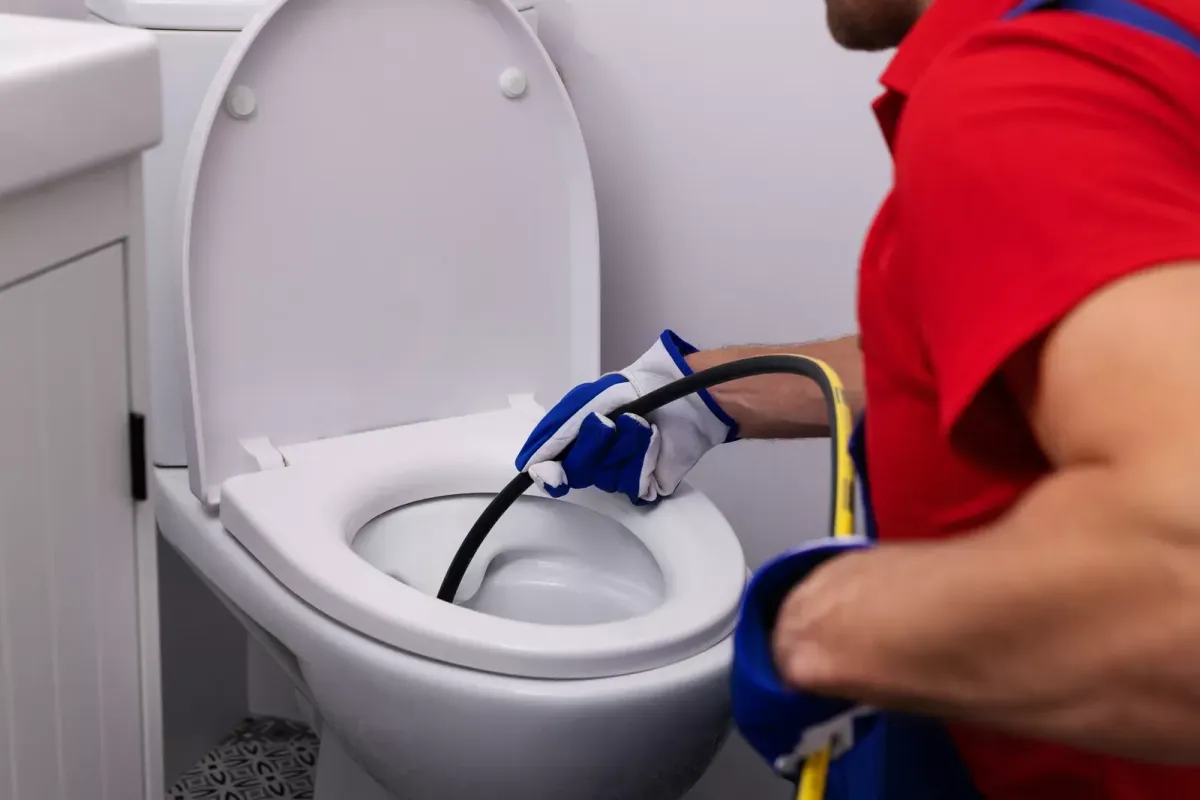 unclog toilet