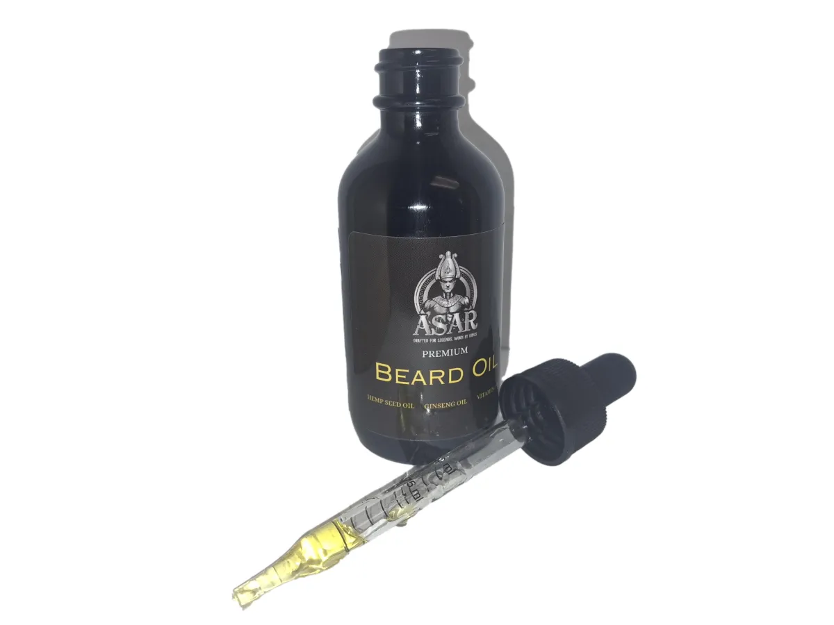 Black men with beard and fade