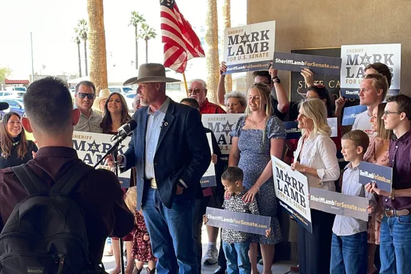 Pinal County Sheriff Mark Lamb discusses his US Senate bid