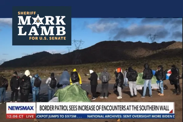 Sheriff Mark Lamb on newsmax discussing illegal crossings