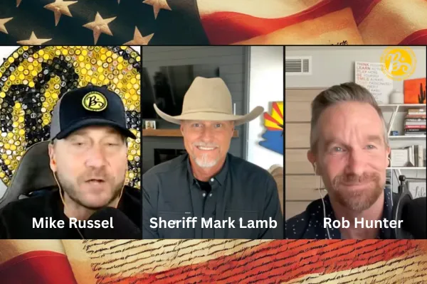 U.S. Senate Candidate Sheriff Mark Lamb with Mike Russell Rob Hunter