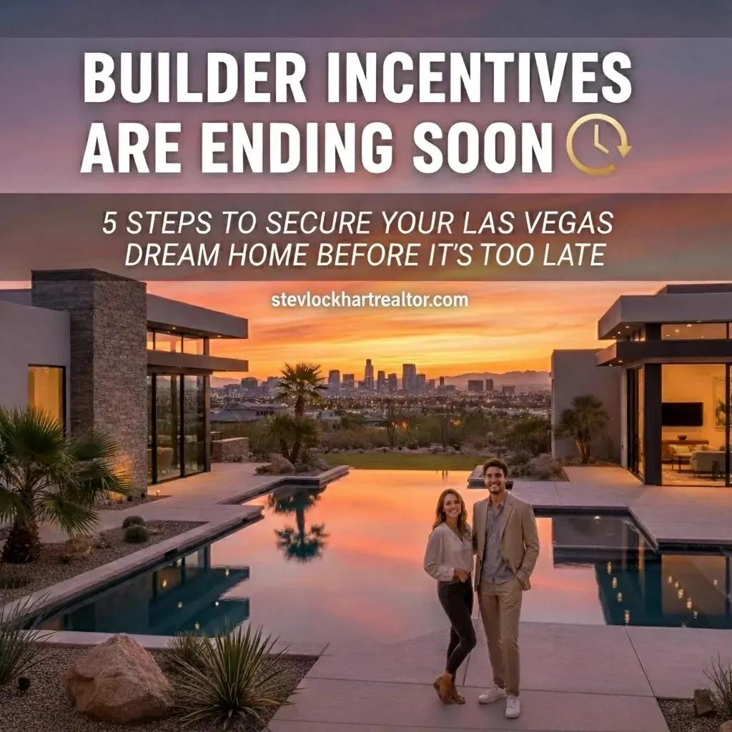 Builder Incentives Are Ending Soon: 5 Steps to Secure Your Las Vegas Dream Home Before It's Too Late...
