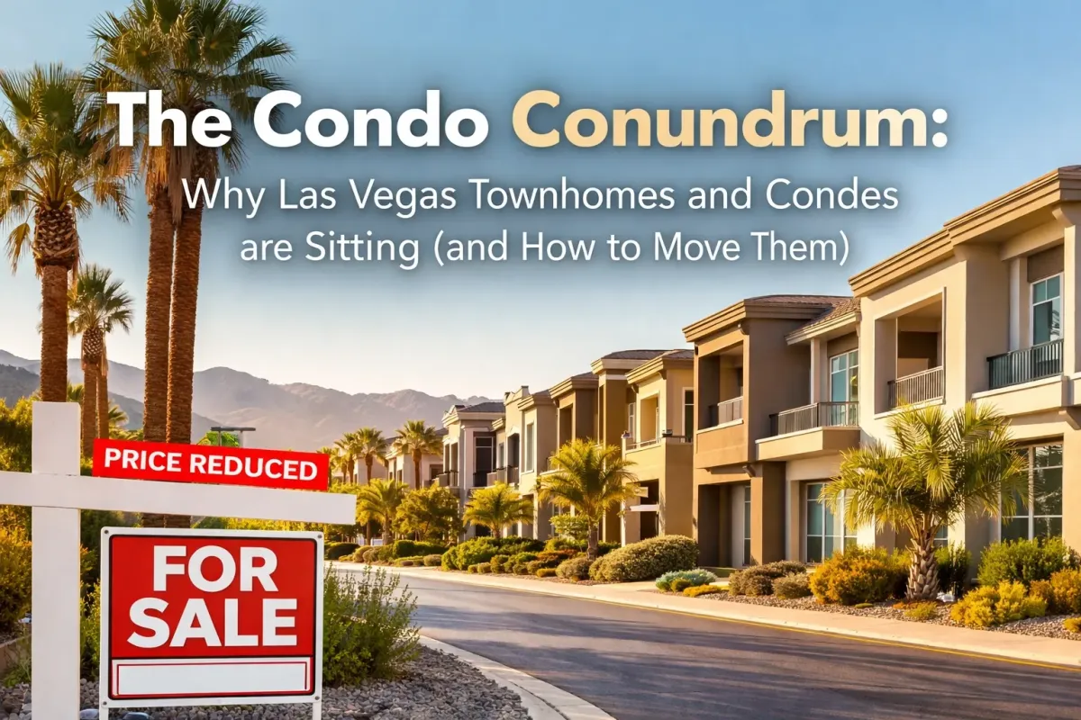 The Condo Conundrum: Why Las Vegas Townhomes and Condos are Sitting (and How to Move Them)