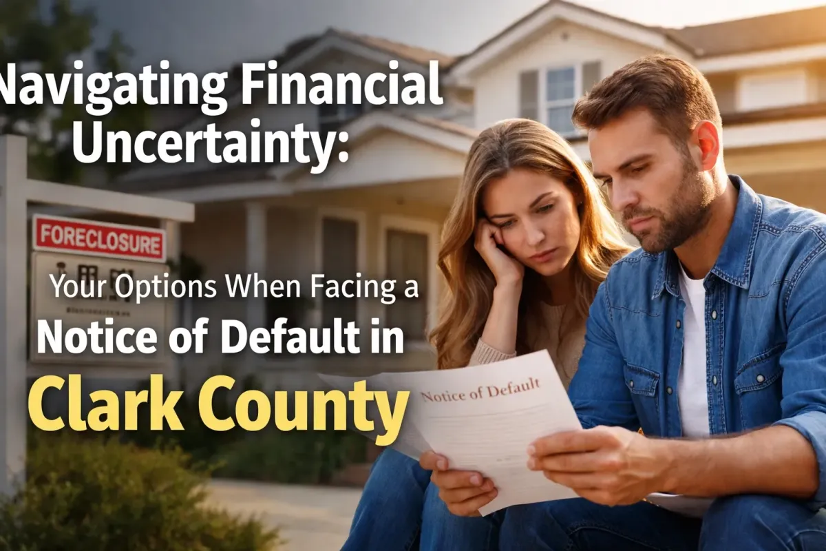 Notice of Default in Clark County? Here Are Your Options.