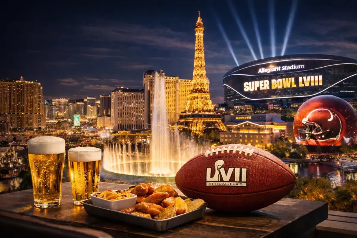  8 Days to Super Bowl - Best Vegas Pizza, Wings & Watch Parties 