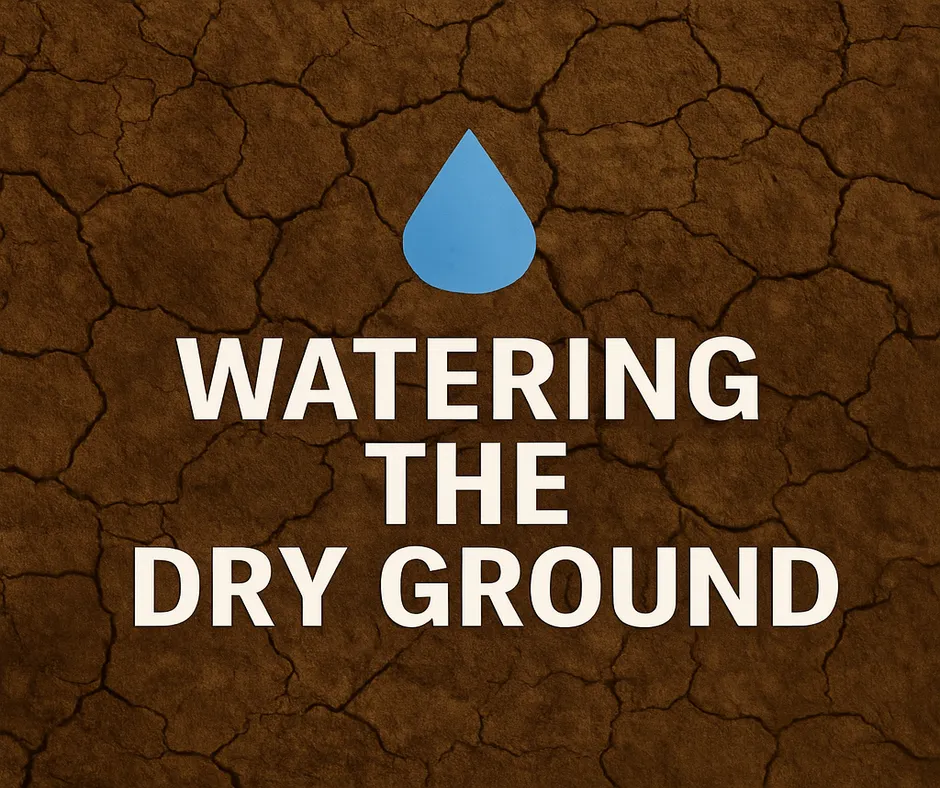 Watering The Dry Ground