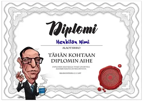 Muokattava diplomipohja