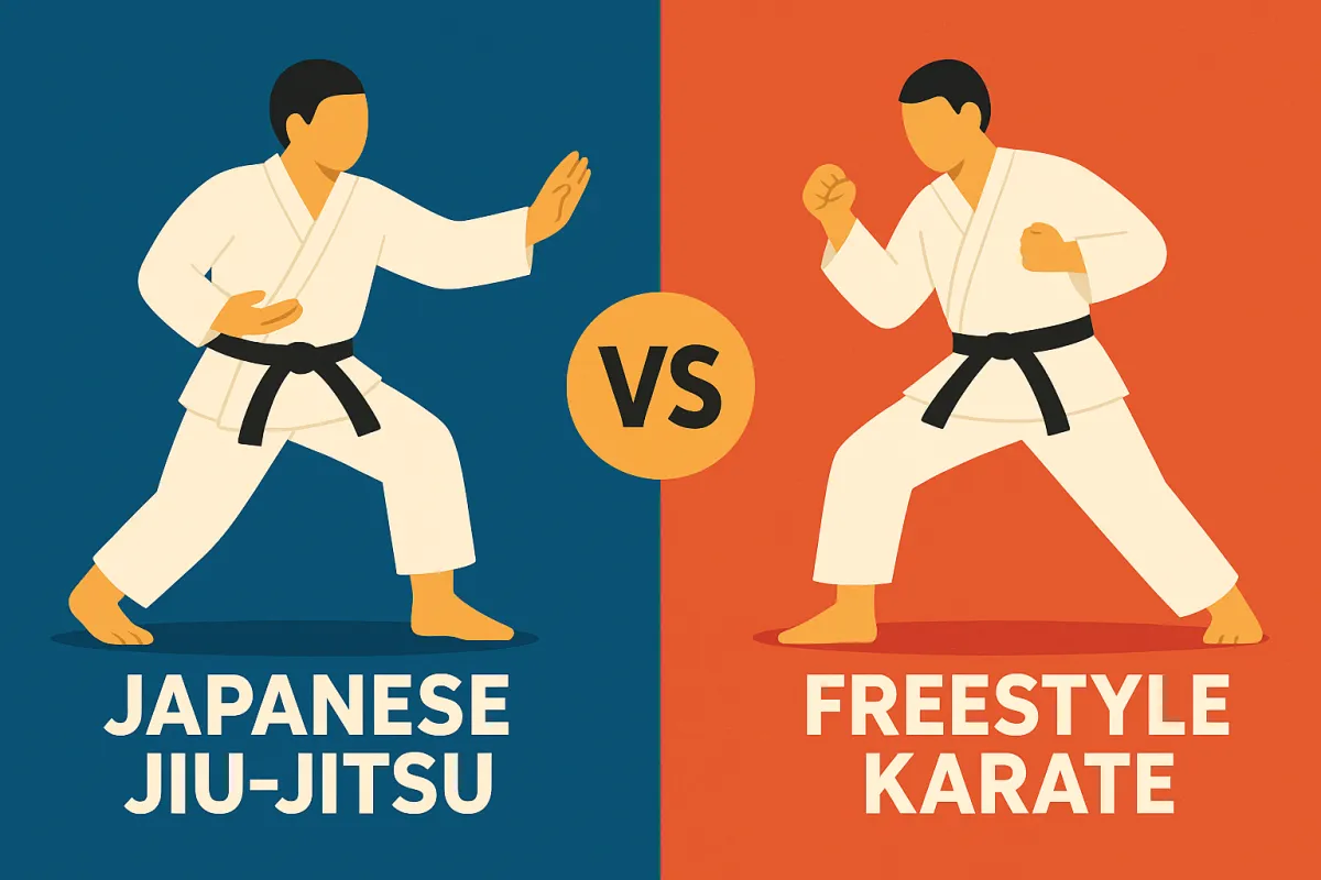 Jiu-Jitsu vs Freestyle Karate Best martial art for beginners Karate or Jiu-Jitsu for self-defence Martial arts classes in Stockport