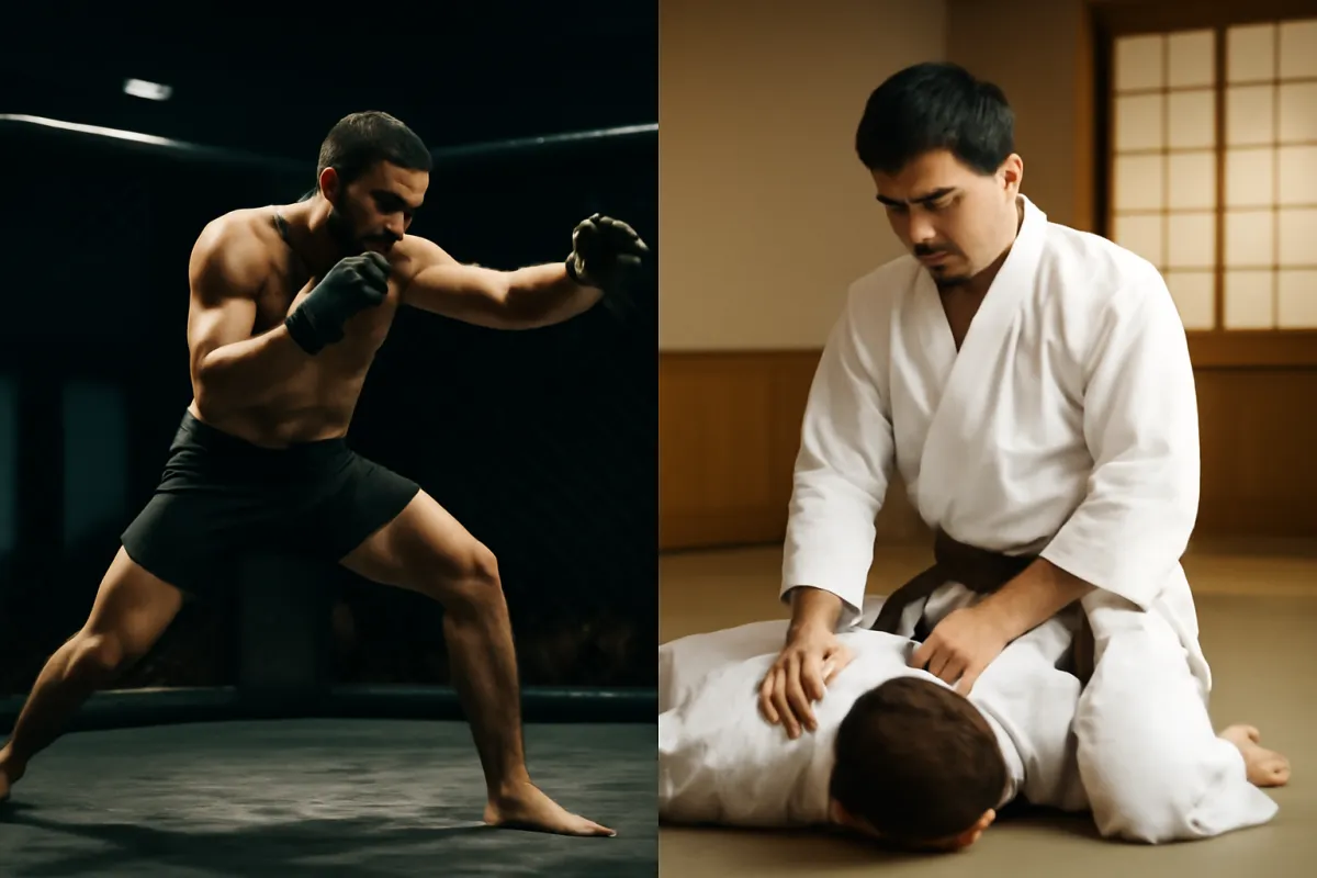 MMA vs Jiu-Jitsu  Japanese Jiu-Jitsu Stockport  Bushido Martial Arts Bridgehall Stockport  self-defence classes Stockport  family martial arts South Manchester