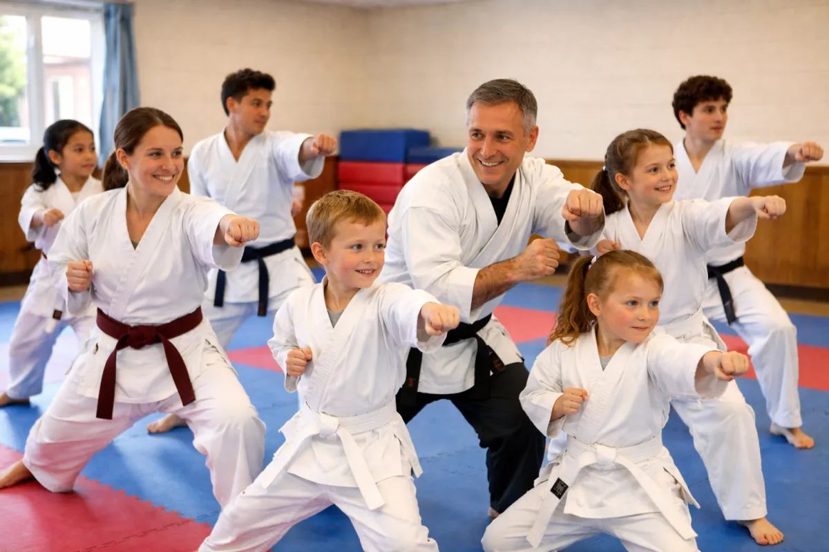 family martial arts classes in Stockport  families training together martial arts  martial arts for parents and children Stockport  affordable family martial arts Stockport