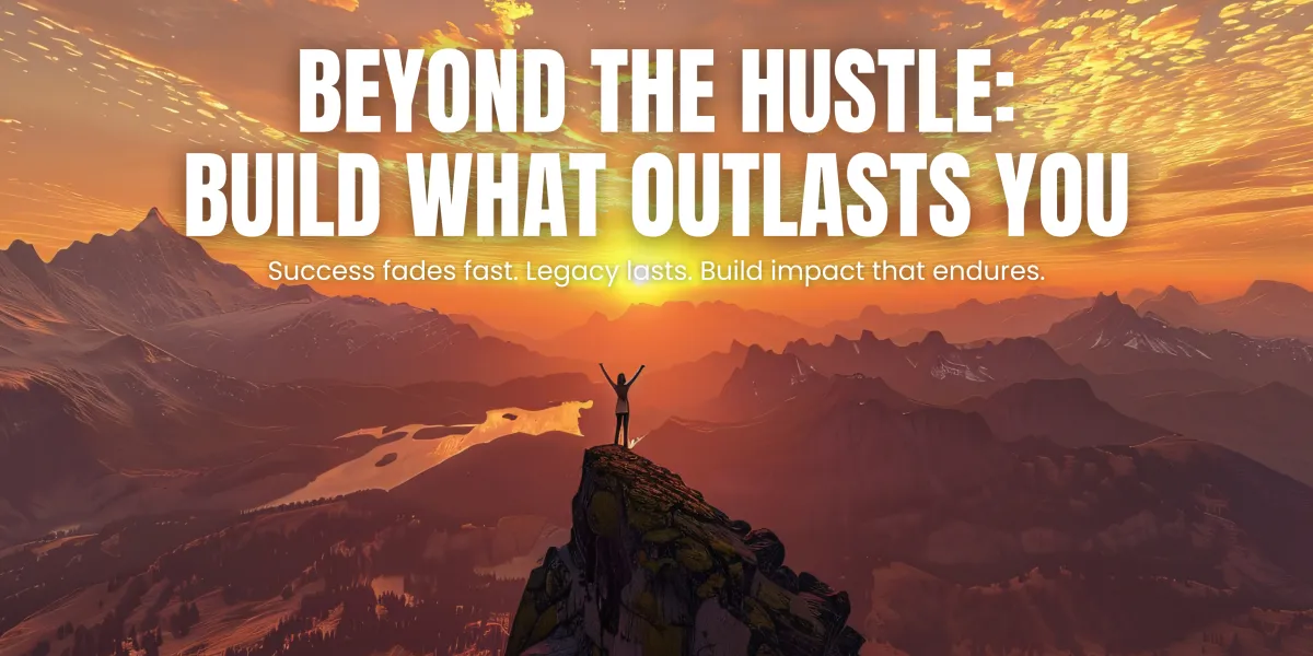 Why Legacy Matters More Than Success