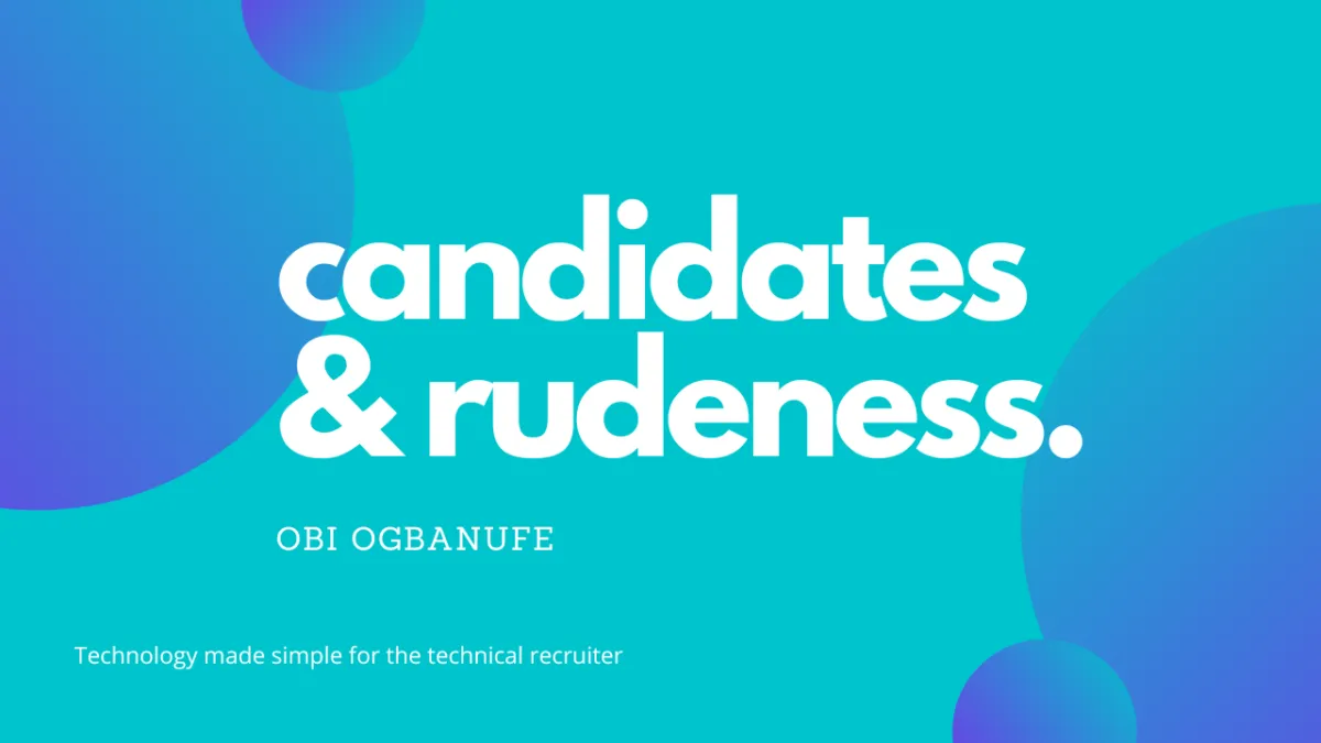 Why Professionals Are Rude to Recruiters