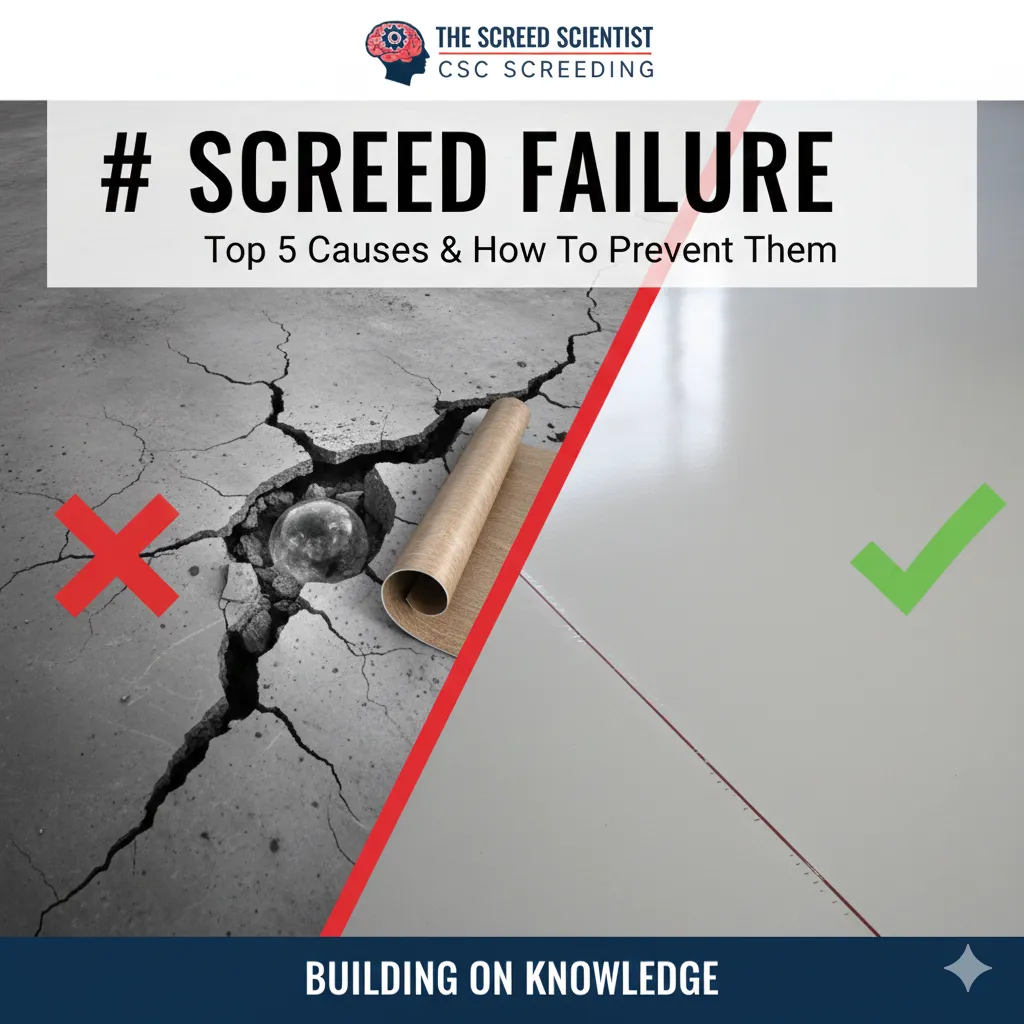 Top 5 Causes of Screed Failure in Retail Fit-Outs (And How to Prevent Them)