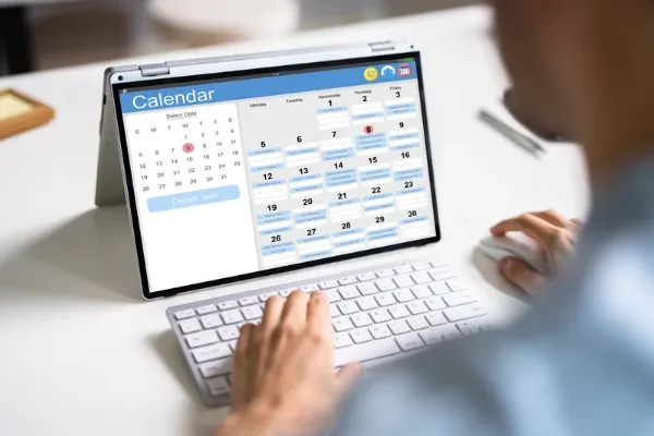 A smooth, automated process of appointment booking and reminders, highlighting the efficiency and convenience of automated scheduling systems.